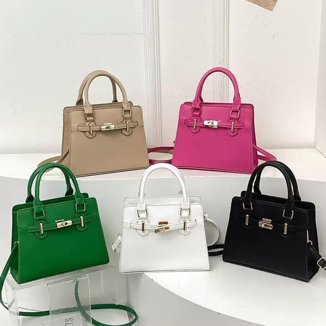 Mini Structured Top-Handle Bag (Kelly-Inspired)